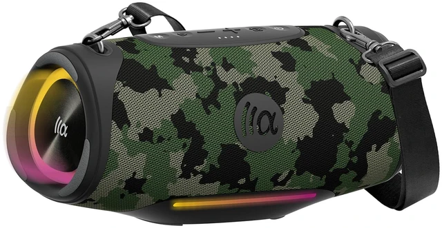 Main image of Outdoor Speaker, 120W Peak Big Portable Speakers, 95dB Loud Wireless Bluetooth bocinas with Dass, IPX7 Waterproof, 20H, Proadcast Pairing, Audio AUX, Subwoofer, BoomBox for Party, Beach, Travel