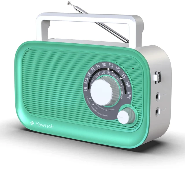 Main image of AM FM Radio with Bluetooth AC/DC Power with 3.5mm Headphone Jack Stable signal reception,loud speaker,large tuning knob,classic design,easy to operate,practical for daily home entertainment