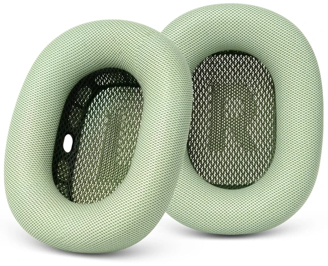 Main image of Upgraded Ear Cushions Replacement Earpads for AirPods Max 1 & 2 Headphones, Protein Leather Ear Pads Ear Covers Cups with Memory Foam and Magnet for AirPods Max 1 & 2 (Green)