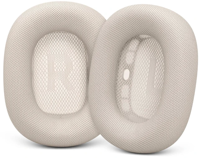 Main image of Upgraded Ear Cushions Replacement Earpads for AirPods Max 1 & 2 Headphones, Protein Leather Ear Pads Ear Covers Cups with Memory Foam and Magnet for AirPods Max 1 & 2 (Starlight)