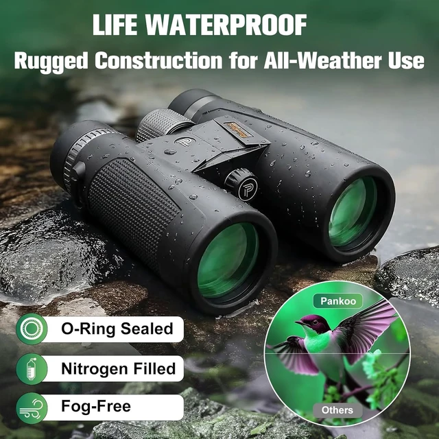 Alt view image 5 of 7 - 20x55 Binoculars for Adults High Powered,Convenient Waterproof Large View Waterproof Optics with Clear Low Light Vision, Easy Focus for Hunting, Bird Watching, Concerts, Sports