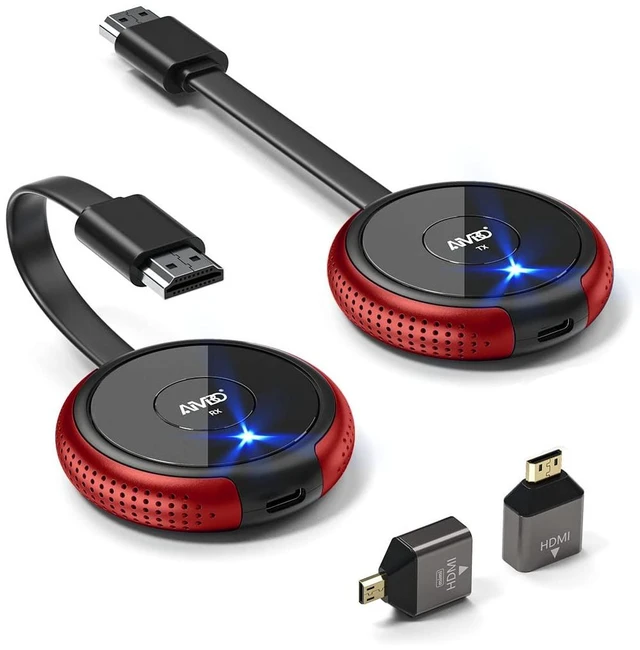 Main image of Wireless HDMI Transmitter and Receiver Kit 4K, 2.4/ 5GHz, 165FT/ 50M Casting Sable Video/Audio to Monitor, Projector, HDTV, Long Range Wireless HDMI Extender for Laptop, PC, Camera, Blu-ray, PS5