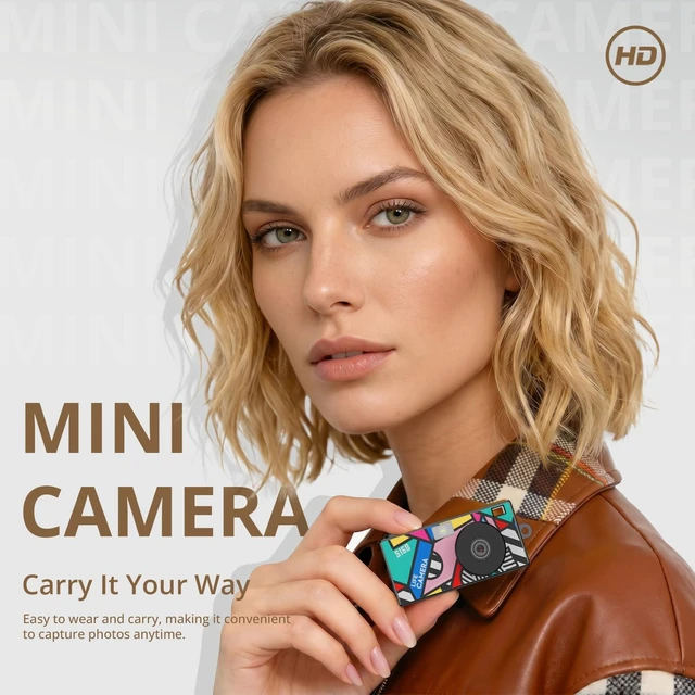 Alt view image 4 of 7 - Mini Keychain Digital Camera, 16GB Card, Y2K Retro Tiny Camera 1440P Video, 2MP Photos, 1.47-Inch IPS Screen, Built-In Flash, Filters, Pocket Size for Kids, Teens, Travel and Vlogging
