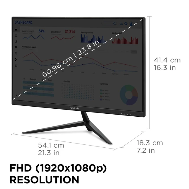 Alt view image 5 of 7 - VX2428A 24 Inch 1080p IPS Gaming Monitor, 180Hz, 0.5ms FreeSync, HDR10, Fast IPS, HDMI, DisplayPort, Eye Care, PS5, Xbox, PC, Anti Glare, Fast Action, Low Input Lag, Streaming Play