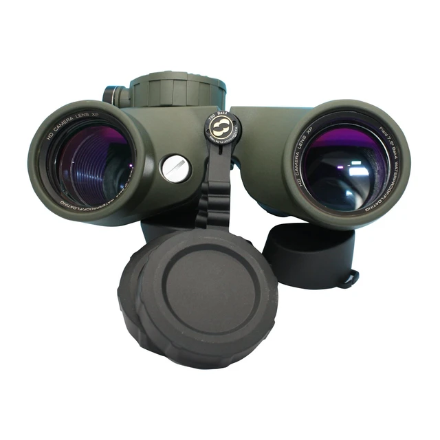 Alt view image 4 of 7 - 7x50 HD Waterproof Military Marine Binoculars w/Internal Rangefinder & Compass for,Bird Watching,Boating and More(Army Green)