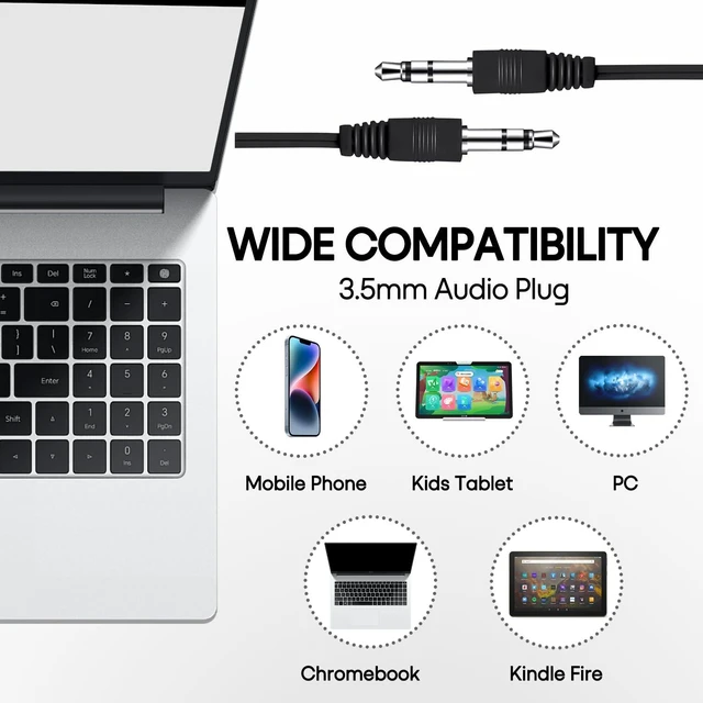 Alt view image 5 of 7 - Bulk Earbuds Headphones 100 Pack for Kids School Classroom,Black Dot in-Ear Earphones,Student Wired Ear Buds with 3.5 mm Jack for Computer Chromebook Laptop PC(GS01,100 Black)