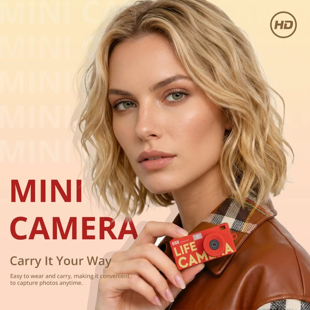 Alt view image 7 of 7 - Mini Keychain Digital Camera, 16GB Card, Y2K Retro Tiny Camera 1440P Video, 2MP Photos, 1.47-Inch IPS Screen, Built-In Flash, Filters, Pocket Size for Kids, Teens, Travel and Vlogging
