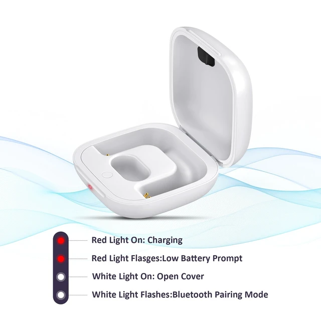 Alt view image 4 of 7 - Replacement Charging Case Compatible for Powerbeats Pro, Charger Case with Bluetooth Pairing Sync Button, 700 mAh Built-in Battery, Capable of Charging 3 Times