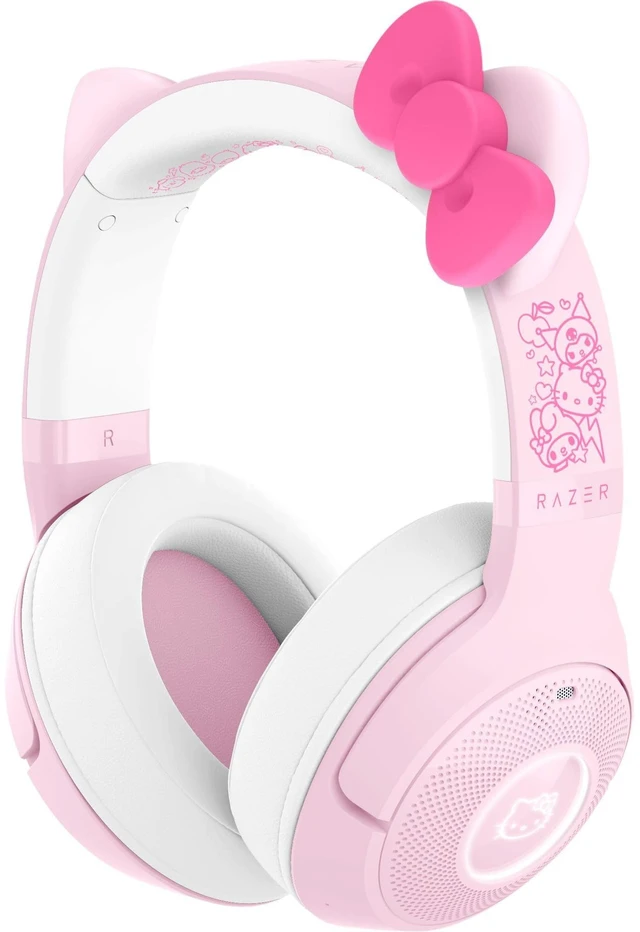 Main image of Kraken Kitty V2 BT Wireless RGB Headset: Chroma RGB - Bluetooth 5.2-40 mm Drivers - 40 Hr Battery w/Type C Charging - Hello Kitty & Friends Edition