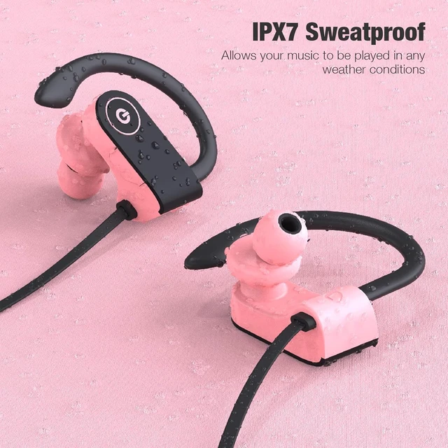 Alt view image 5 of 6 - Boean Bluetooth Headphones - IPX7 Waterproof Running Sports Earphones for Women & Girls with 16 Hrs Playtime