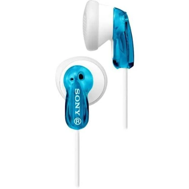 Alt view image 3 of 4 - MDRE9LP/BLU Earbud Headphones, Blue (Pack of 2)