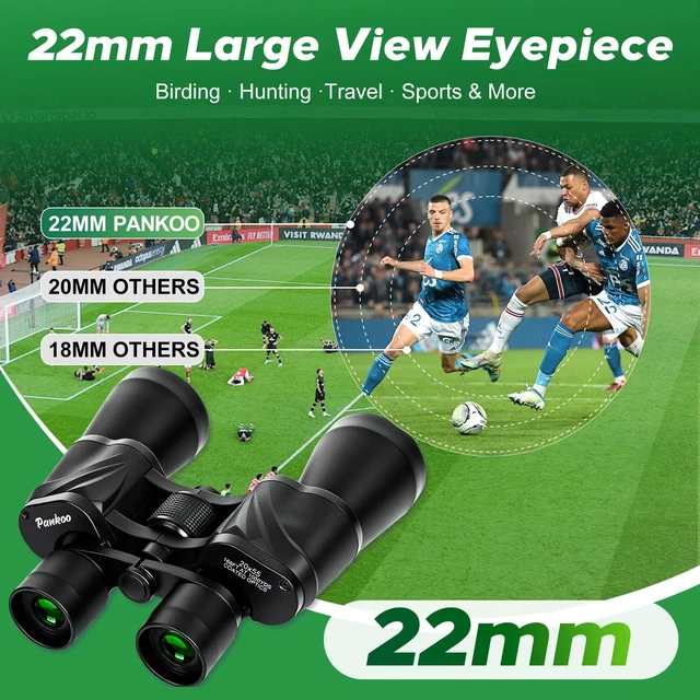 Alt view image 7 of 7 - 20x55 Binoculars for Adults High Powered,with Phone Adapter Large View Waterproof Optics with Clear Low Light Vision, Easy Focus for Hunting, Bird Watching, Concerts, Sports