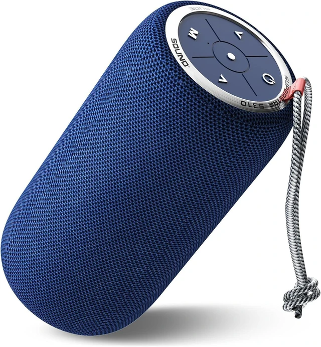 Main image of S310 Upgraded Bluetooth Speaker, 30W Portable Speaker, 360° Stereo Sound with Punchy bass, TWS Pairing, IPX6 Waterproof, Bluetooth 5.2, 24H Playtime, Perfect for Outdoor, Beach, Party, Blue