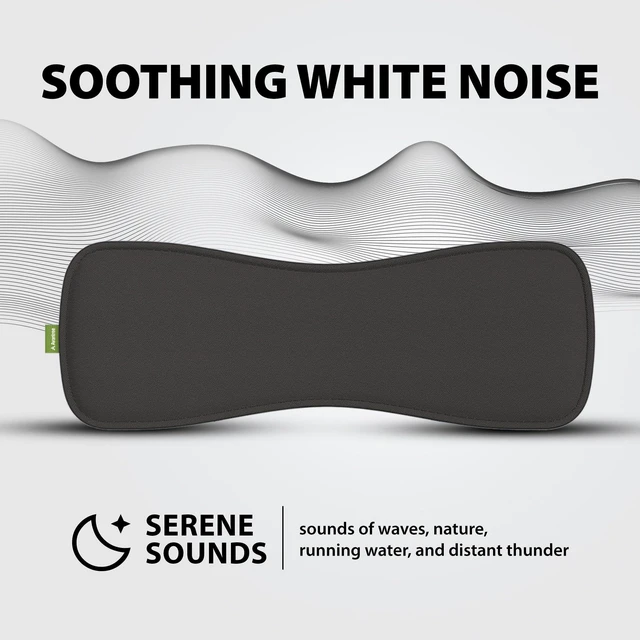 Alt view image 3 of 7 - Slumber - Bluetooth Pillow Speaker with White Noise Private sleep audio with built-in white noise, Bluetooth and AUX support