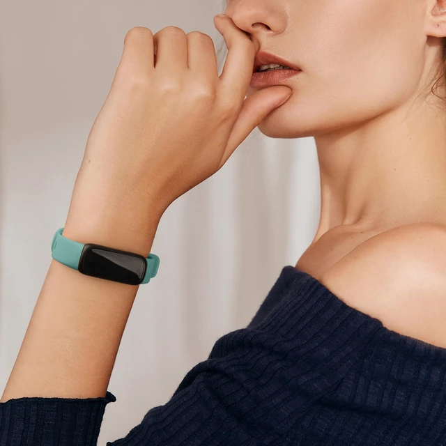 Alt view image 6 of 7 - 4 Pack Bands Compatible with Fitbit Inspire 3 Bands for Women Men, Sport Silicone Adjustable Replacement Straps for Fitbit Inspire 3 Fitness Tracke