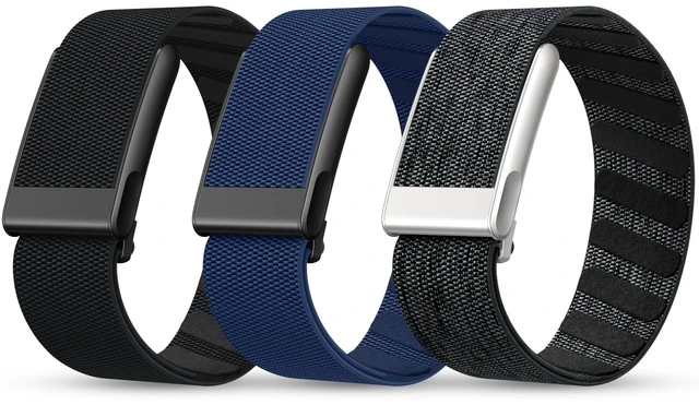 Main image of Soft Stretchy Sport Bands for Whoop 5.0, One, Peak, and MG/Life Women Men Comfortable Superknit Strap Wristband for Whoop Bands 5.0 Fitness Activity Tracker 3 Pack, NOT for Whoop 4.0,Black/Blue/Grey