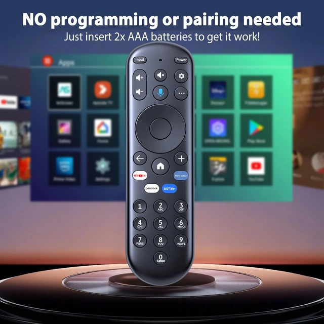 Alt view image 6 of 7 - Replacement for Xumo TV Remote - CP-RC1NA-23 (Pioneer/Element) Compatible with Hisense X UHD LED XClass TV MG3-R34010/297107, No Voice, Ready Out of Box, Fast Response