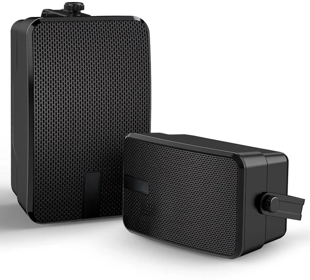 Main image of Bluetooth Outdoor Speaker / 400W Stereo Channe/Active Passive Wall Mount Speaker/with Bluetooth and an AUX Input/Wireless Sync Sound System for Porch, Patio, Garage, Gazebo, Pool