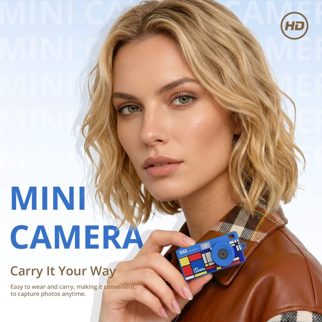 Alt view image 6 of 7 - Mini Keychain Digital Camera, 16GB Card, Y2K Retro Tiny Camera 1440P Video, 2MP Photos, 1.47-Inch IPS Screen, Built-In Flash, Filters, Pocket Size for Kids, Teens, Travel and Vlogging