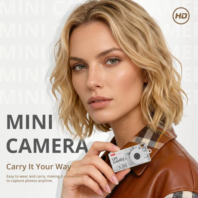 Alt view image 6 of 7 - Mini Keychain Digital Camera, 16GB Card, Y2K Retro Tiny Camera 1440P Video, 2MP Photos, 1.47-Inch IPS Screen, Built-In Flash, Filters, Pocket Size for Kids, Teens, Travel and Vlogging