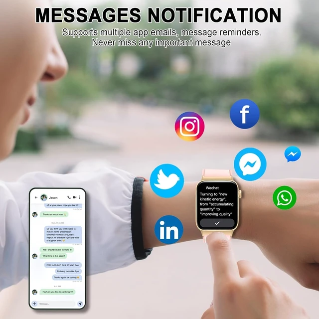 Alt view image 5 of 7 - Smart Watch for Men Women, 1.85"Smartwatch with Answer/Make Call Watches Fitness Tracker with 100+ Sport Modes, IP68 Waterproof, Heart Rate/Sleep Monitor/Pedometer, Activity Tracker for Android iOS
