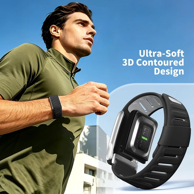 Alt view image 4 of 7 - 3 Pack Silicone Sport Whoop Band for WHOOP 5.0/MG, One, Peak & Life Sweatproof Silicone Band for Whoop 5.0/MG for Women Men,Soft and Durable for Intense Workouts,Quick-Release Tab for Easy Swap