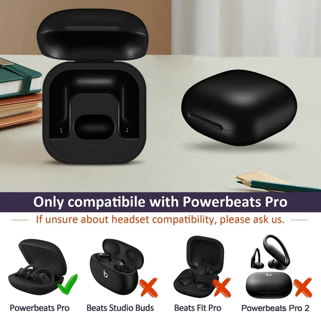 Alt view image 5 of 7 - Replacement Charging Case Compatible with Powerbeats Pro: Charger Case with Bluetooth Pairing Button, 700mAh Battery, Not Included Earbuds