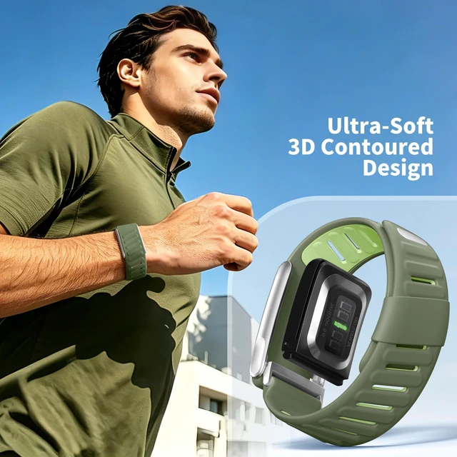 Alt view image 4 of 7 - 3 Pack Silicone Sport Band for WHOOP 5.0/MGOne/Peak/Life Men Women Quick-Release Silicone Strap for Whoop 5.0/MG,Tool-Free Design for Instant Swap.Soft and Sweatproof for Daily Use.Not for 4.0