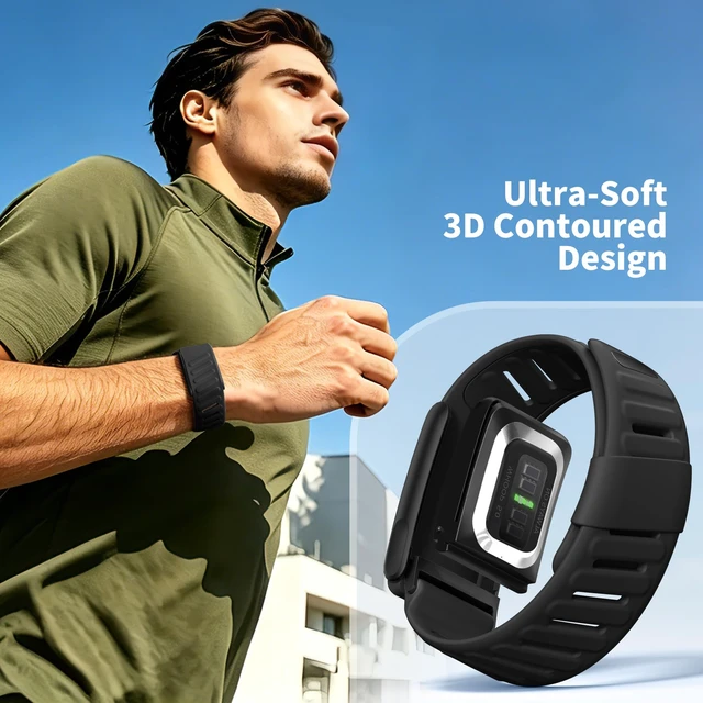 Alt view image 2 of 7 - Waterproof Silicone Sport Band for Whoop 5.0/MG for One/Peak/Life 3-Pack Soft Silicone Whoop Bands for WHOOP 5.0/MG, Breathable and Sweatproof. Quick-Release Design, Easy to Swap and Clean