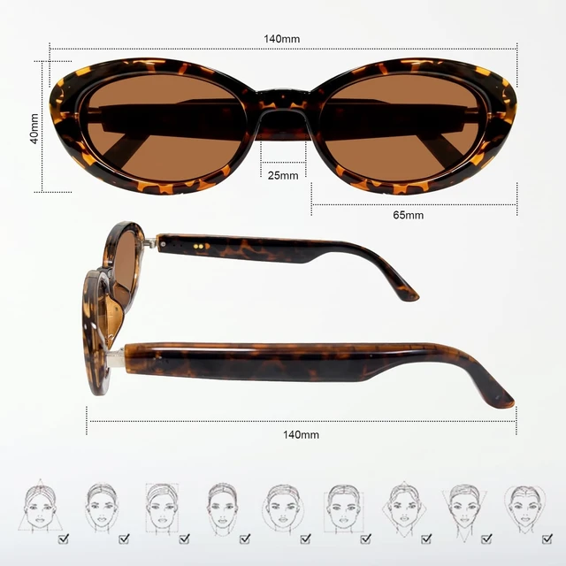 Alt view image 2 of 7 - AI Smart Glasses, Fashion Bluetooth Glasses Cat Eye Frame Thin Temples Tortoise Bluetooth Sunglasses with AI Translation, Free App, Polarized Lenses for Travel, Shopping & Daily Wear