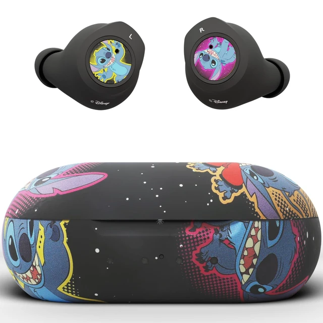 Main image of Disney Lilo and Stitch Bluetooth Earbuds w/Charging Case- Wireless Headphones w/Built-in Mic+ Up to 30 Hrs Playtime- Lilo and Stitch Gifts for Girls,Boys,Women,Men,All Fans of Lilo and Stitch Stuff