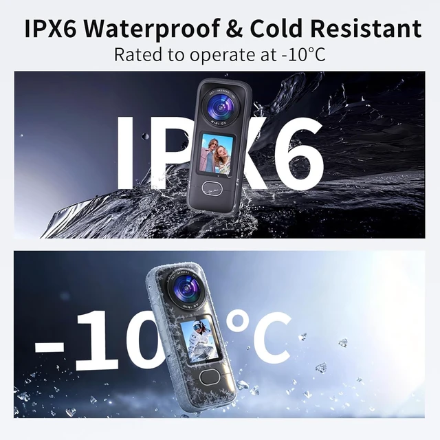 Alt view image 7 of 7 - 4K Action Camera, 3.5Hrs Battery Life Body Camera Hands-Free Recording, IPX6 Waterproof Portable Vlogging Camera with 1.4" HD Screen, Video Recorder with WiFi for Travel, Cycling, Motorcycle, Bloggers