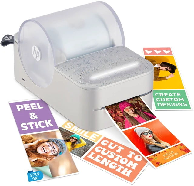 Main image of Sprocket Panorama Instant Color Label & Smartphone Photo Printer - Portable - Personalize Prints 2 x.5- 9 on Zink Sticky-Back Photos - Create Photobooth Strips & Custom Designs in App - Grey