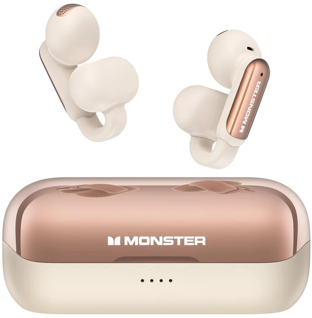 Main image of Open AC601 Wireless Earbuds, Crystal Clear Call, USB-C Charging, Bluetooth Open Earphones with ENC, IPX5 Waterproof Wireless Clip-on Earbuds, 32H Playtime Ear Buds (White)