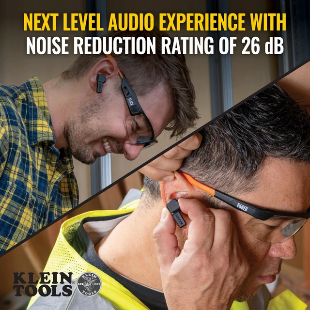 Alt view image 3 of 7 - AESEB1S SMART Sense True Wireless Safety Earbuds With Bluetooth and Situational Awareness, 26dB Hearing Protection, 30-Hr Runtime