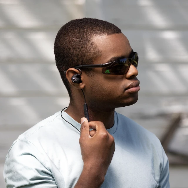 Alt view image 6 of 7 - Pro 2.0 Bluetooth Hearing Protection, OSHA Compliant Work Earbuds 16+ hour battery, IP67 durability, noise-cancelling mic, 27 dB NRR, matte black, professional work hearing protection