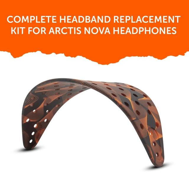 Alt view image 6 of 7 - Mod Kit V2 Nova Pro Wireless, Pro Omni & Elite - Gel Earpads & Headband Made by Wicked Cushions Side Plates also included. Fits Arctis Nova Pro Wireless, Elite & Pro Omni Kinetic Wave
