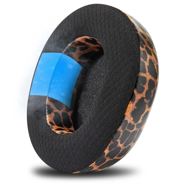 Alt view image 7 of 7 - Mod Kit V2 Nova Pro Wireless, Pro Omni & Elite - Gel Earpads & Headband Made by Wicked Cushions Side Plates also included. Fits Arctis Nova Pro Wireless, Elite & Pro Omni Leopard