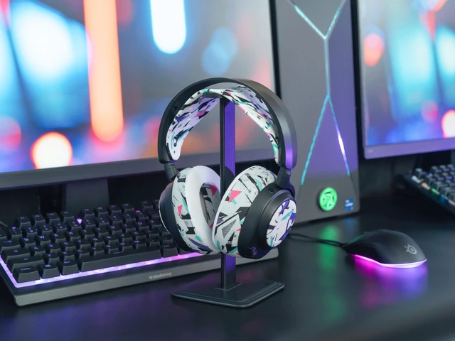 Alt view image 3 of 7 - Mod Kit V2 Nova Pro Wireless, Pro Omni & Elite - Gel Earpads & Headband Made by Wicked Cushions Side Plates also included. Fits Arctis Nova Pro Wireless, Elite & Pro Omni 90's White