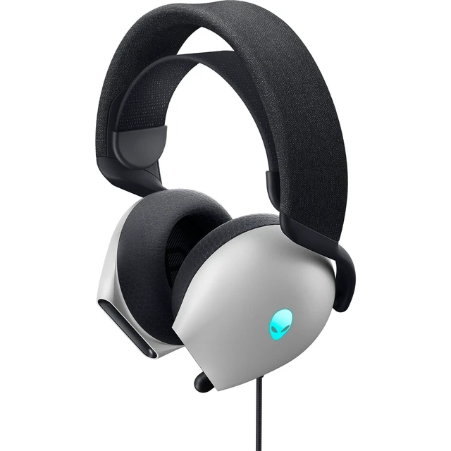 Alt view image 6 of 7 - Wired Gaming Headset AW520H 6.6 ft Cable, Hi-Res Audio, 20-40000 Hz, Memory Foam, Breathable Fabric, Lunar Light