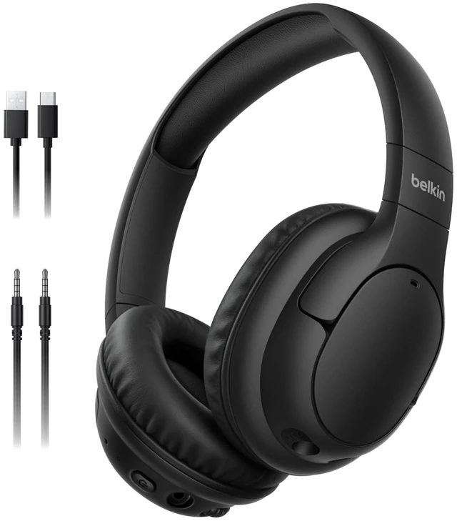 Main image of SoundForm Noise Cancelling Headphones for Kids, Wired & Wireless Play ANC, 60H Playtime, Built-in Microphone, Audio Sharing, 85dB Safe Volume Limit, Foldable, for School, Classroom, Travel