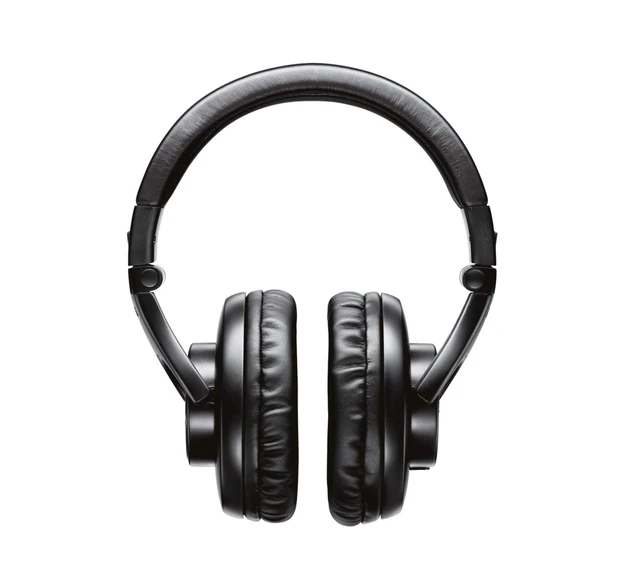 Alt view image 2 of 7 - SRH440 Professional Studio Headphones, Enhanced Frequency Response and Extended Range for Home and Studio Recording, with Detachable Coiled Cable, Carrying Bag and 1/4" Adapter (SRH440)