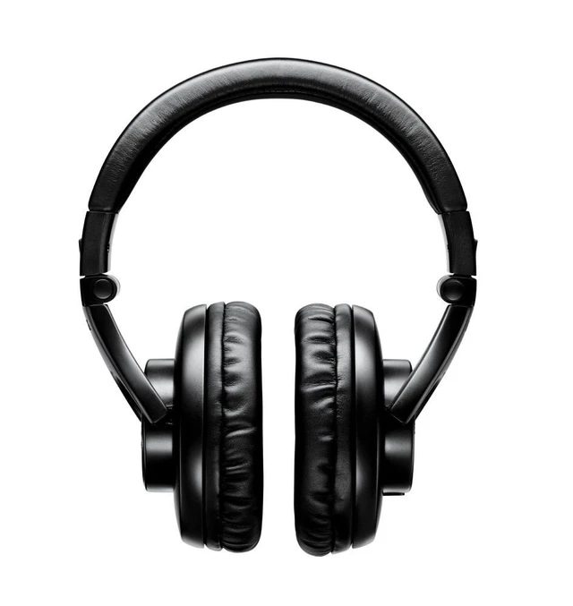 Alt view image 7 of 7 - SRH440 Professional Studio Headphones, Enhanced Frequency Response and Extended Range for Home and Studio Recording, with Detachable Coiled Cable, Carrying Bag and 1/4" Adapter (SRH440)