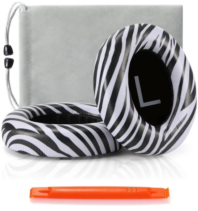 Main image of Replacement Ear Pads Cushions, Earpads Cover for Bose 700 Noise Cancelling NC700 Over Ear Headphones (Zebra Print)
