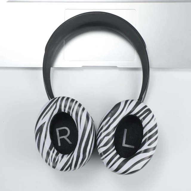 Alt view image 2 of 6 - Replacement Ear Pads Cushions, Earpads Cover for Bose 700 Noise Cancelling NC700 Over Ear Headphones (Zebra Print)