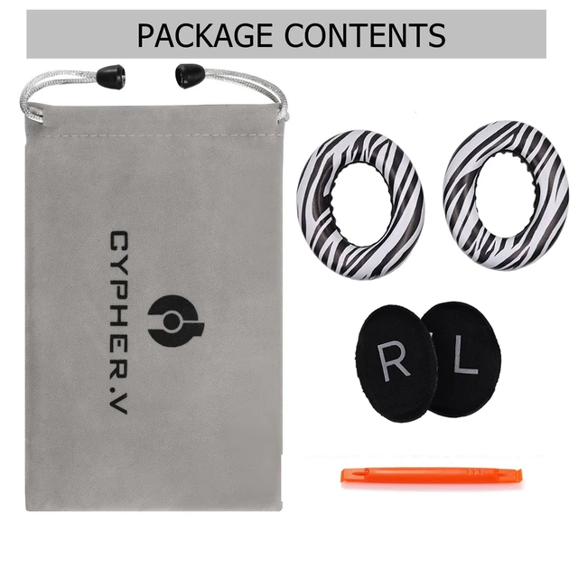 Alt view image 5 of 6 - Replacement Ear Pads Cushions, Earpads Cover for Bose 700 Noise Cancelling NC700 Over Ear Headphones (Zebra Print)
