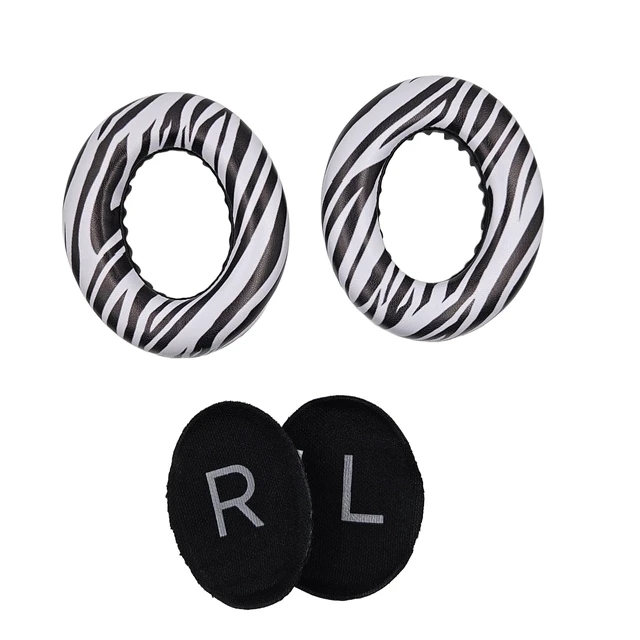 Alt view image 6 of 6 - Replacement Ear Pads Cushions, Earpads Cover for Bose 700 Noise Cancelling NC700 Over Ear Headphones (Zebra Print)