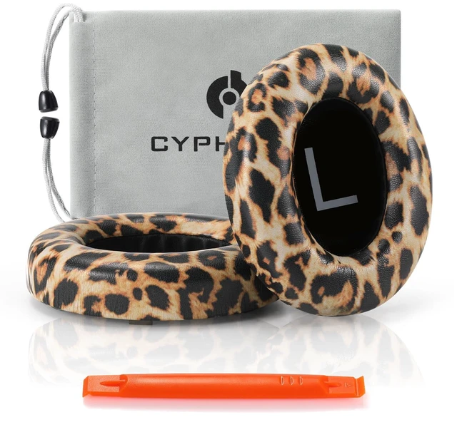 Main image of Replacement Ear Pads Cushions, Earpads Cover for Bose 700 Noise Cancelling NC700 Over Ear Headphones (Brown Leopard Print)