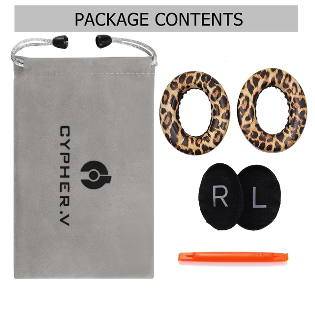 Alt view image 5 of 5 - Replacement Ear Pads Cushions, Earpads Cover for Bose 700 Noise Cancelling NC700 Over Ear Headphones (Brown Leopard Print)