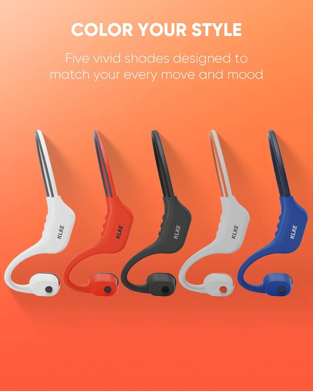 Alt view image 7 of 7 - Z3 Open-Ear Bone Conduction Headphones with Mic, Sports Headset Rear Safety Light, Dual Sound Modes, Adjustable Fit, IP66 Sweatproof, 10H Playtime Ideal for Cycling, Hiking & Outdoor Sports